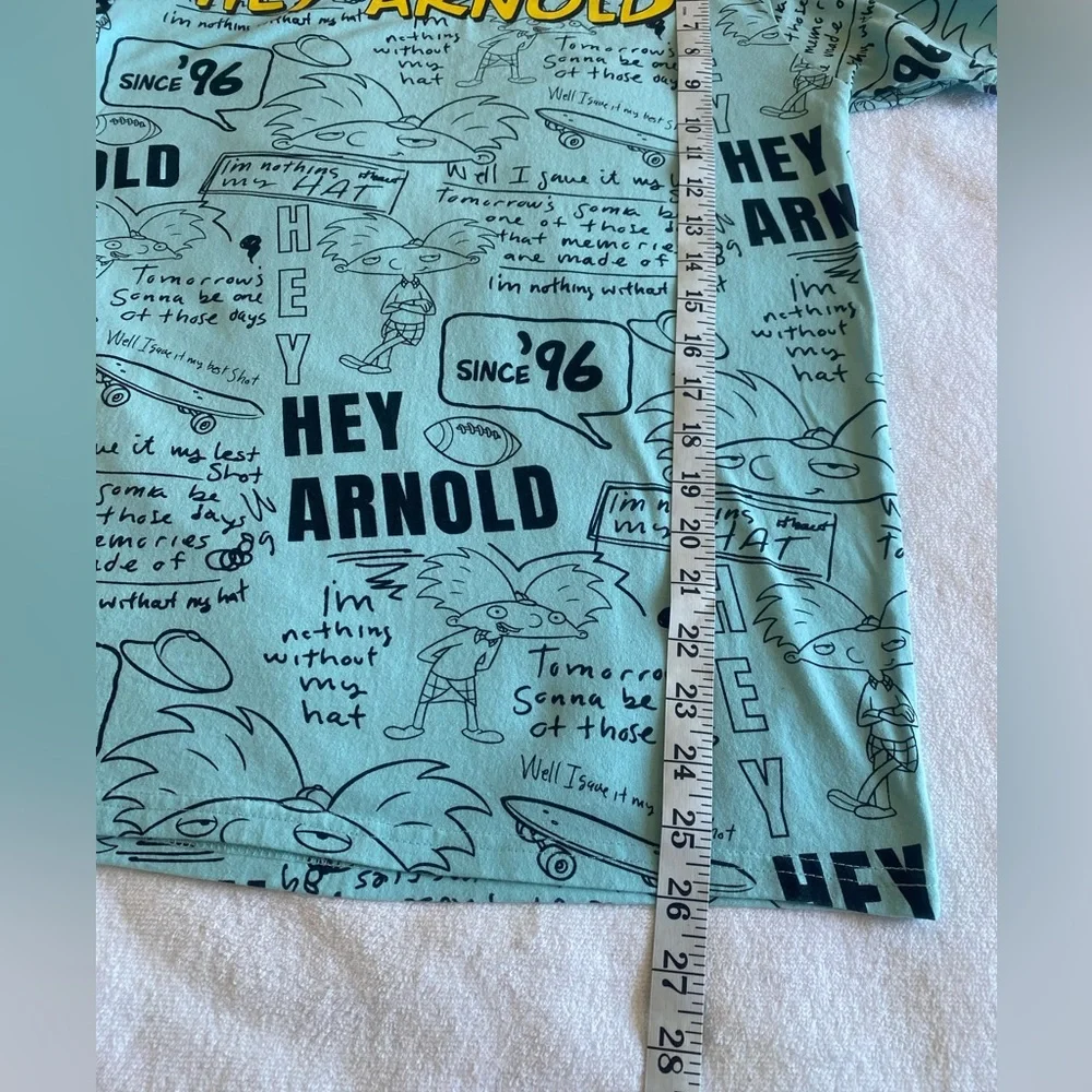 Nickelodeon Hey Arnold!‎ Light Blue Graphic Tee